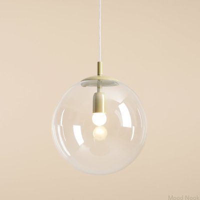 Lampa wisząca Globe Metalowa Pistacjowa