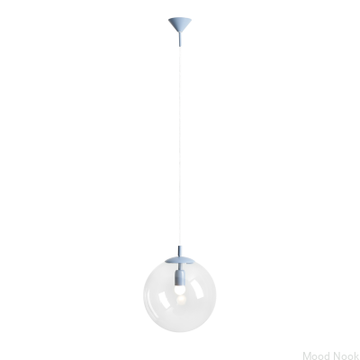 Lampa wisząca Globe Metalowa Niebieska