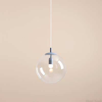 Lampa wisząca Globe Metalowa Niebieska