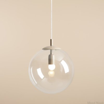 Lampa wisząca Globe Metalowa Beżowa