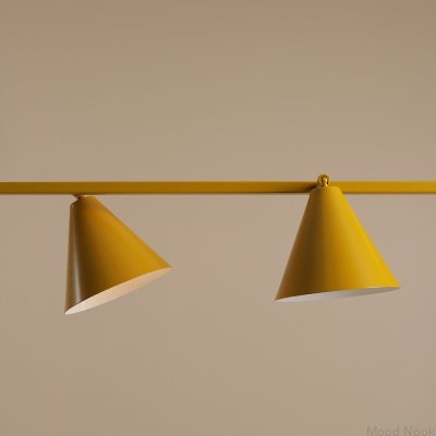 Lampa wisząca Form 4 Metalowa Musztardowa
