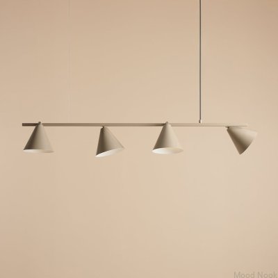 Lampa wisząca Form 4 Metalowa Beżowa