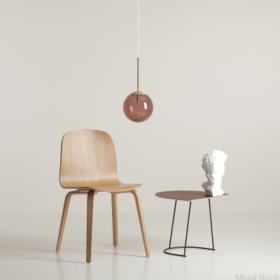 Lampa wisząca Bosso Mini 20 Multicolour Choco Cream Mosiężna