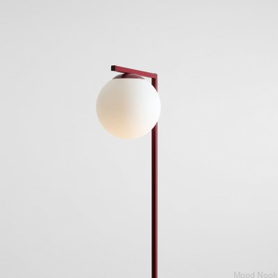 Lampa stojąca Zac Metalowa Bordowa