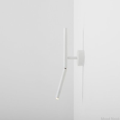 Kinkiet Stick Metalowy Biały