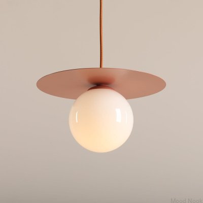 Lampa wisząca Loop S Metalowa Koralowa