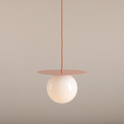 Lampa wisząca Loop L Metalowa Koralowa