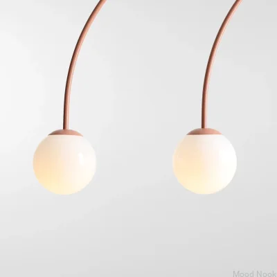 Lampa wisząca Una 4 S Metalowa Koralowa