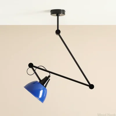 Plafon Aida Gloss Metalowy Kobaltowy