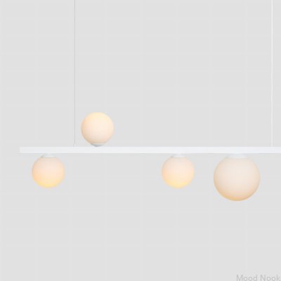 Lampa wisząca Garda 5 Metalowa Biała