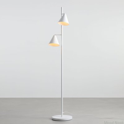 Lampa stojąca Form 2 Metalowa Biała
