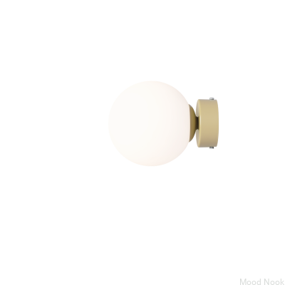Kinkiet Ball S Metalowy Pistacjowy