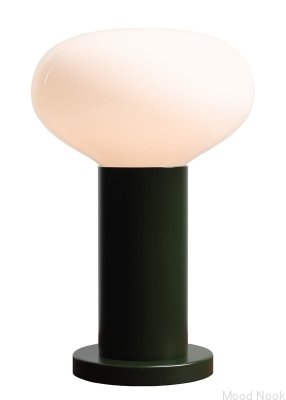 Lampe de bureau Flo S en métal vert