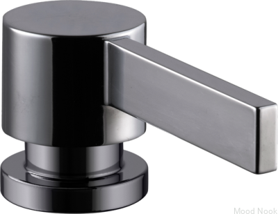 Dispensador de jabón ARM228 de latón cromado negro