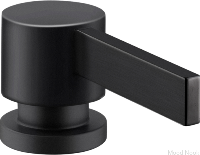 Dispensador de jabón ARM228 de latón negro mate