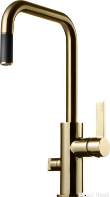 Köksblandare med diskmaskinsventil ARM887 Mässing Honung Guld