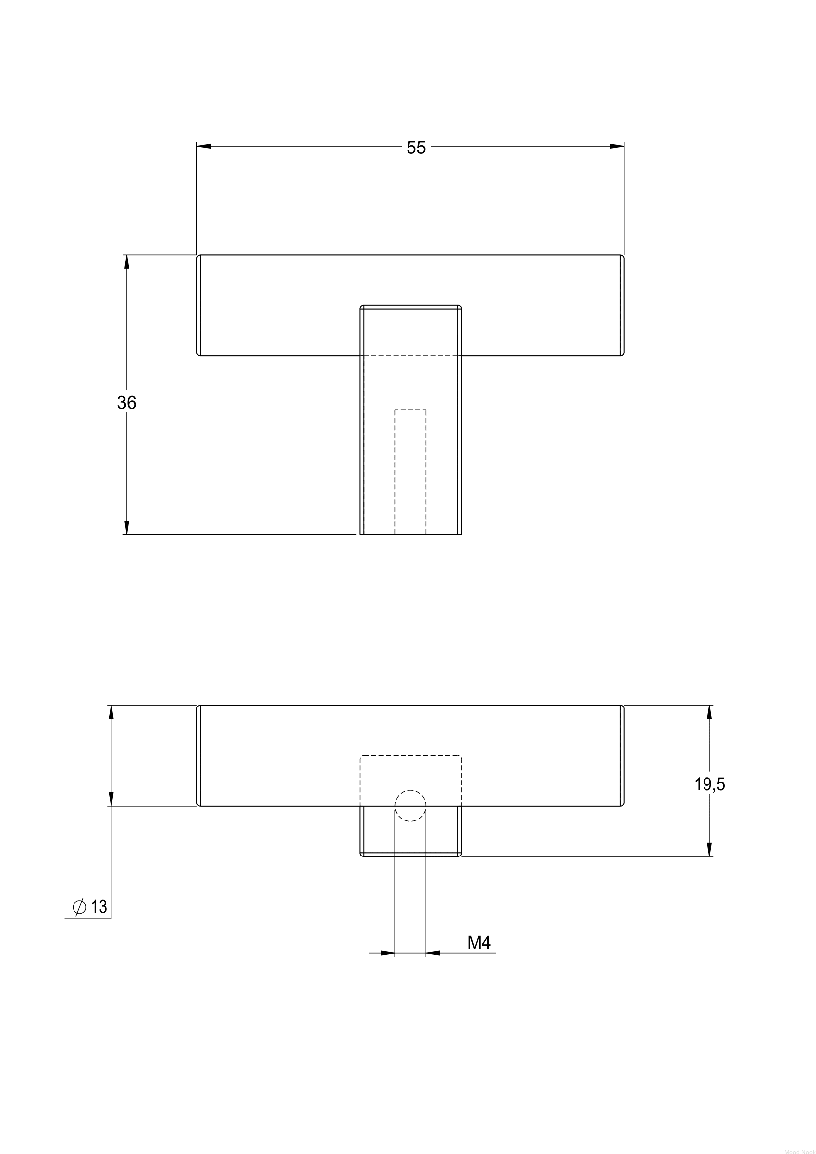 9428712--Gałka-meblowa-T-Bar-Bar055-Mosiężna-Niklowana-Szczotkowana-Tapwell-MoodNook_2