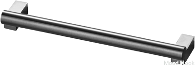 Bar173 160 Mässing Svart Krom Borstad Möbelhandtag