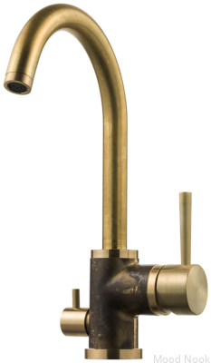 Кухонный смеситель с клапаном для посудомоечной машины EVO184 Brass Grottesco