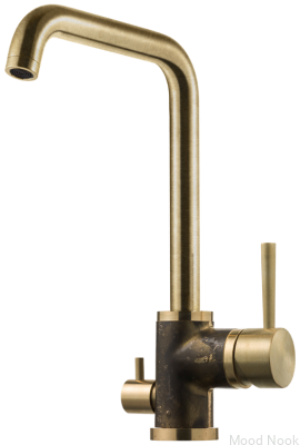 Кухонный смеситель с клапаном для посудомоечной машины EVO984 Brass Grottesco