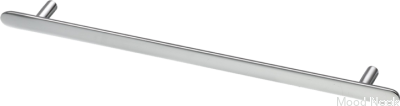 Pastille 256 avlångt möbelhandtag, mässing, silver, krom