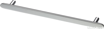Pastill L 256 avlångt möbelhandtag, mässing, silver, krom