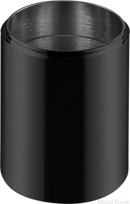 Extensión para grifo de lavabo XPRO500, latón, negro mate