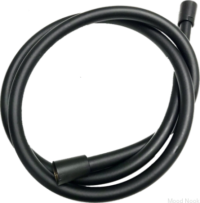 Manguera de ducha ZFLO001 de plástico negro mate