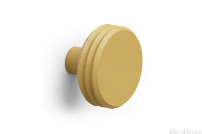 Wieszak ścienny Pulse Color 90 Drewniany Dębowy Żółty Eco