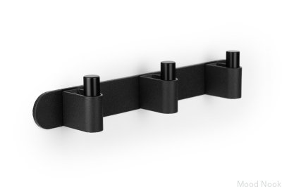 Wieszak ścienny Casey Rack 340 Aluminiowy Czarny Mat