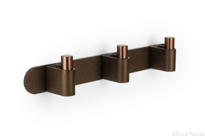 Wieszak ścienny Casey Rack 340 Aluminiowy Brązowy Mat