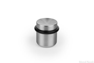 Luv 36 Golvdörrstopp Metall Borstad Nickel