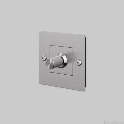 LED Linjär 1G 120W Stål Silver Europeisk Standarddimmer utan logotyp