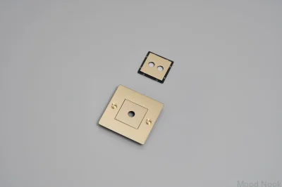 Ram med fyllning utan logotyp Plåt 1G Mässing Europeisk standard