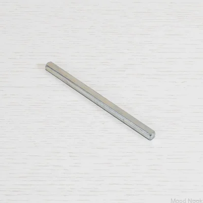 7 mm slät skaft 130 mm