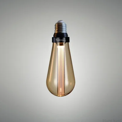 Buster LED E27 2W guld dimbar lampa