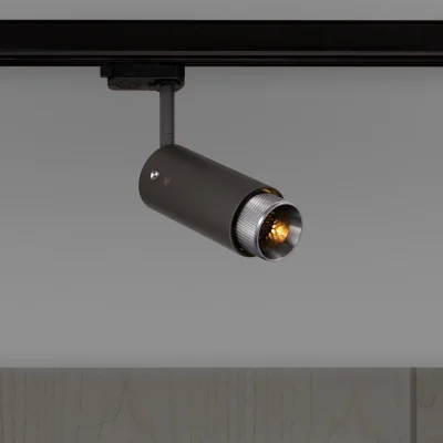 Avgasstrålkastare med korsspår, grafitstål med silver