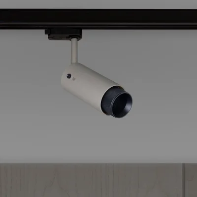 Avgasstrålkastare med korsspår Stålgrå med svart