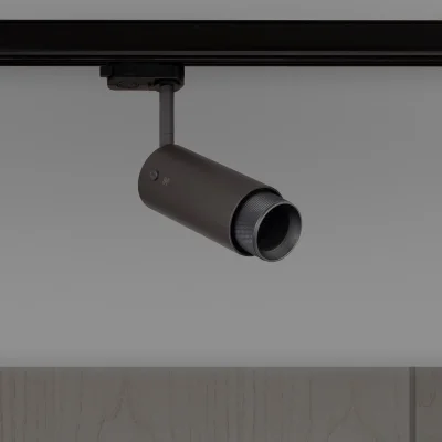 Avgasstrålkastare med korsspår, grafitstål med bränd brons