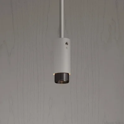 Avgasrör Linjärt stålgrå med spotlight i pistolmetall