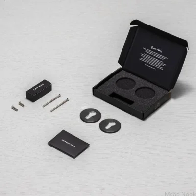 Eurocylinderskylt 35mm stålpistolmetall brittisk standard