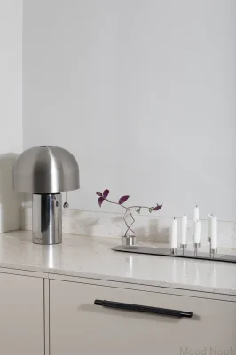 Cross 325 stål svart avlångt möbelhandtag