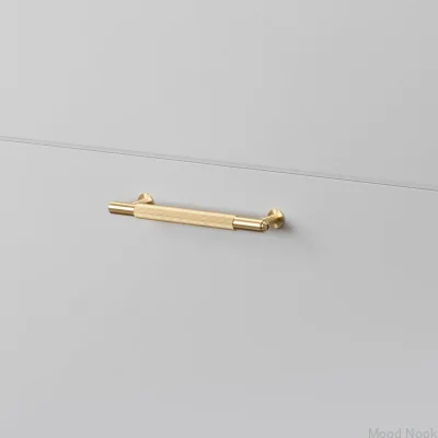 Linjär 125 Mässingsförlängt möbelhandtag