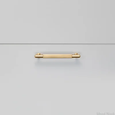 Linjär 125 Mässingsförlängt möbelhandtag