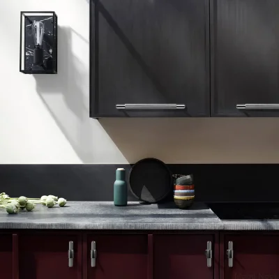 Cross 225 Silver Avlångt Möbelhandtag