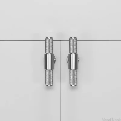 T-Bar Cross 95 Stål Silver Möbelhandtag