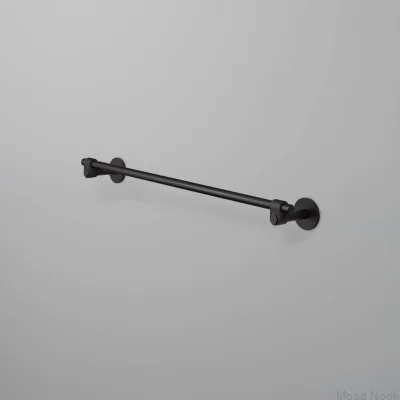 Handdukshängare i gjuten stål 600, svart