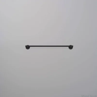 Handdukshängare i gjuten stål 600, svart