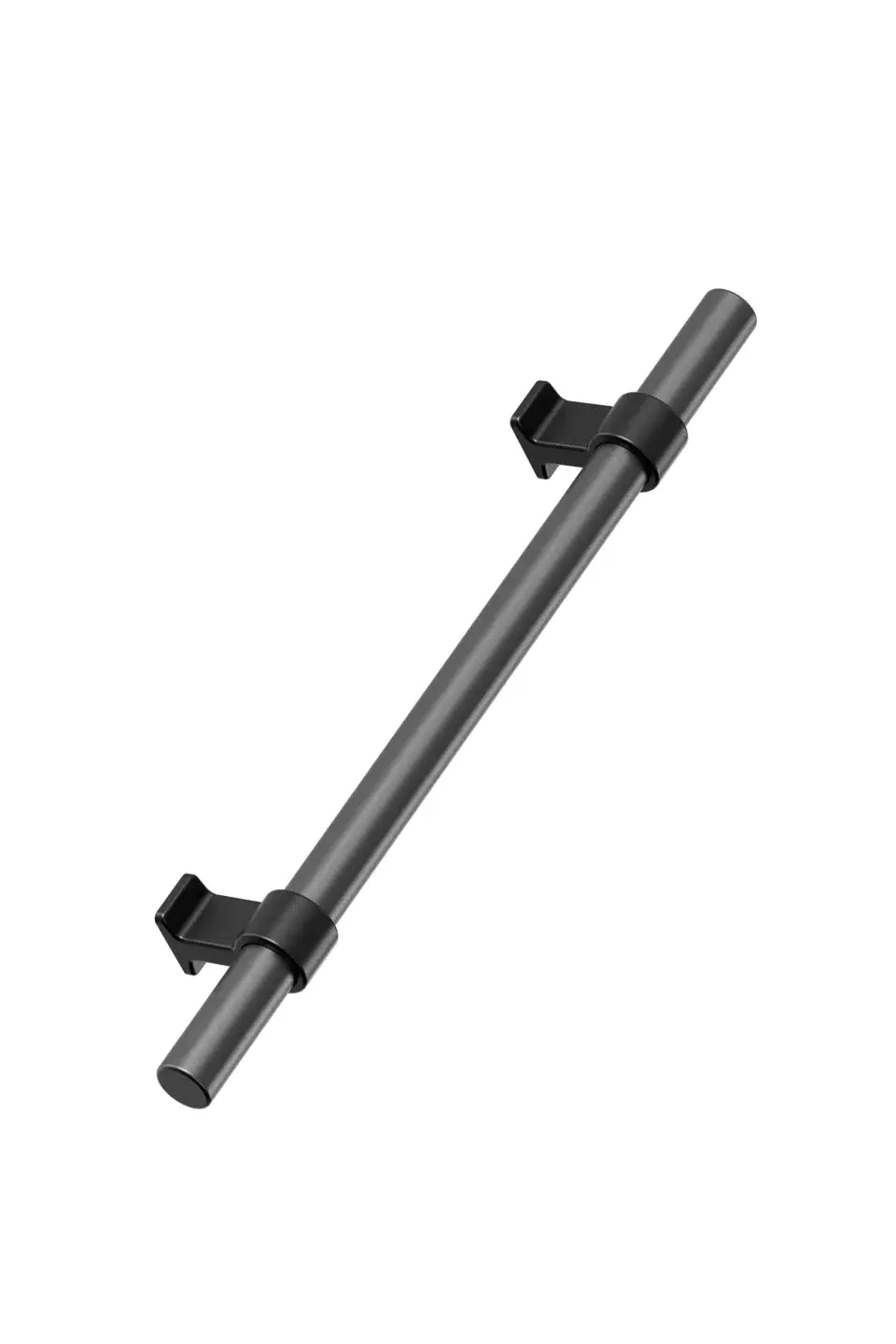 5570201088-99/74--Uchwyt-meblowy-podłużny-Bond-2x544-Aluminiowy-Czarny-Mat-z-Gun-metal-Furnipart-MoodNook_1
