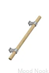 557030160-052/66--Uchwyt-meblowy-podłużny-Bond-Wood-160-Drewniany-Dębowy-Srebrny-Furnipart-MoodNook_1